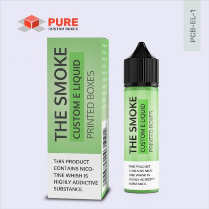 Wholesale Custom Printed E Liquid Boxes