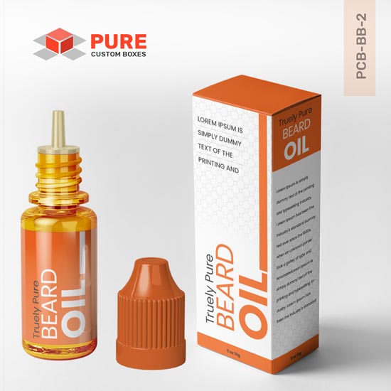 Wholesale Custom Beard Oil Boxes