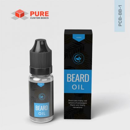 Custom Beard Oil Packaging Wholesale