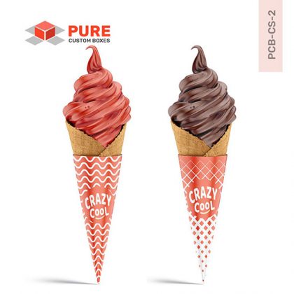 Custom printed cone sleeves